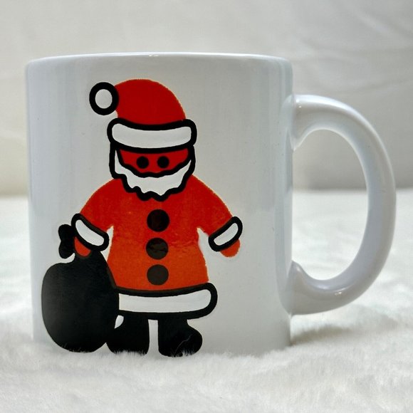 Waechter Bach W. Germany Santa Gingerbread Man Coffee Mug White 12oz - Picture 1 of 8